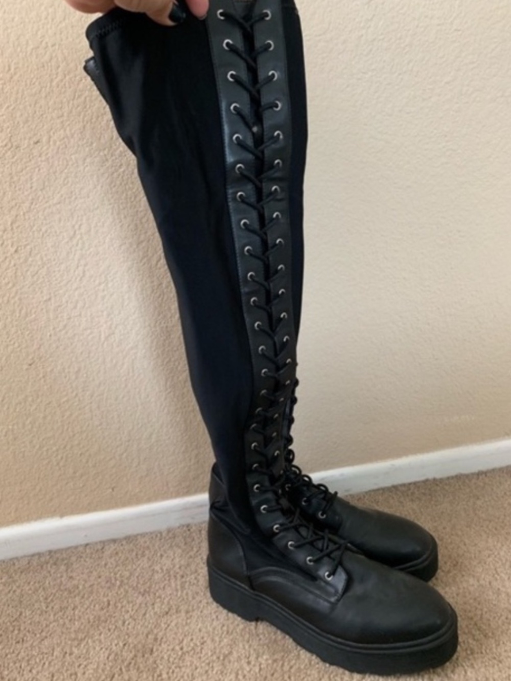 ISO - Forever 21 thigh high combat boot
